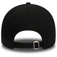 Men's New Era Black AC Milan Wordmark 9TWENTY Adjustable Hat