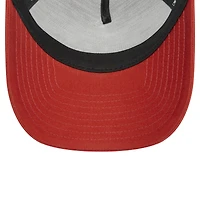 Men's New Era Brown AC Milan 9FORTY A-Frame Trucker Adjustable Hat