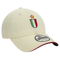 Men's New Era Cream AC Milan 1993 9TWENTY Adjustable Hat