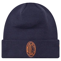 Men's New Era Navy AC Milan Seasonal Cuffed Knit Hat