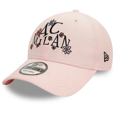 Casquette réglable rose AC Milan Needle Cord Doodle 9FORTY New Era pour homme