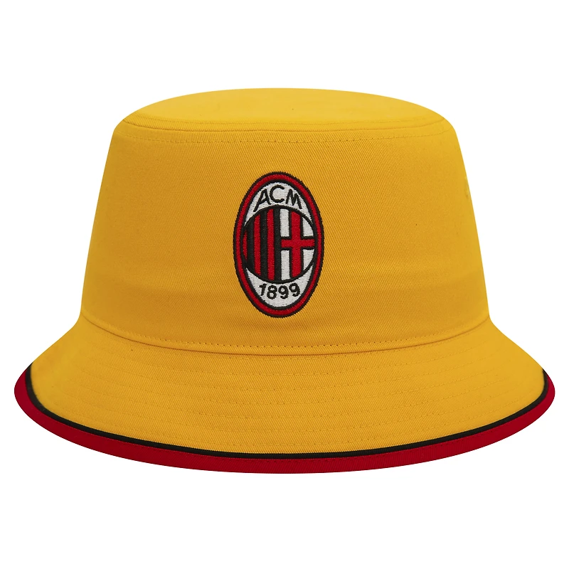 Men's New Era Yellow AC Milan 2011 Bucket Hat