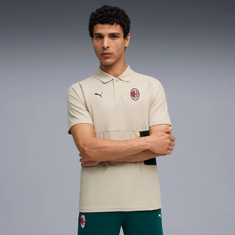 Polo Pumatech beige AC Milan pour homme