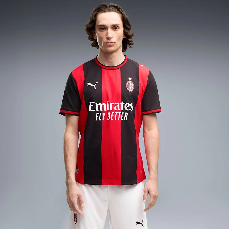 Men's Puma Black/Red AC Milan 2026/27 Home On-Field Authentic Jersey