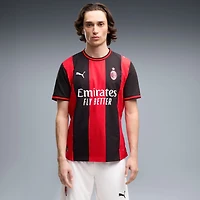 Maillot domicile authentique Puma noir et rouge AC Milan 2026/27 pour homme