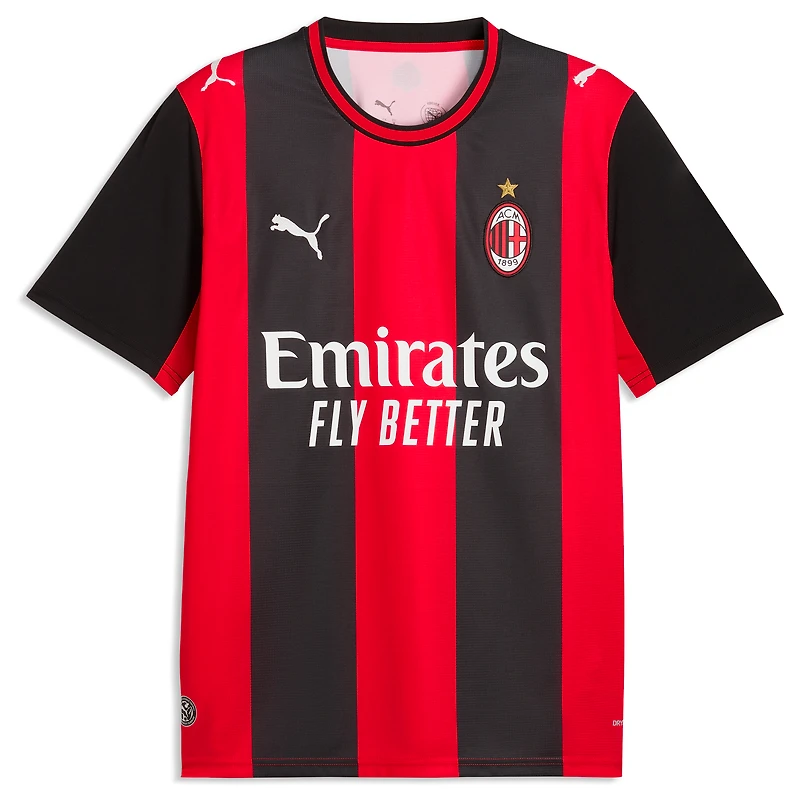 Maillot réplique domicile AC Milan 2026/27 noir et rouge Puma pour homme