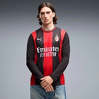 Maillot domicile réplique manches longues Puma noir/rouge AC Milan 2026/27 pour homme