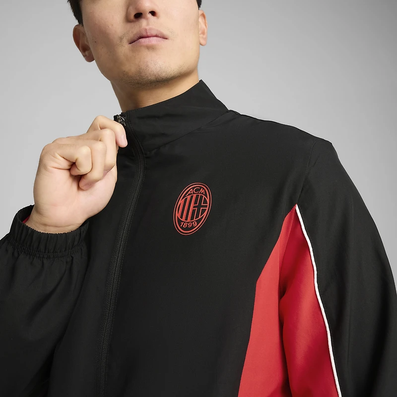 Men's Puma Black AC Milan ftblARCHIVE Full-Zip Jacket
