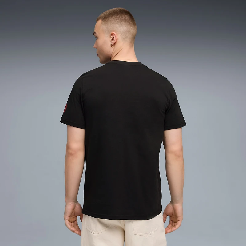 T-shirt Puma AC Milan noir ftblCulture pour homme