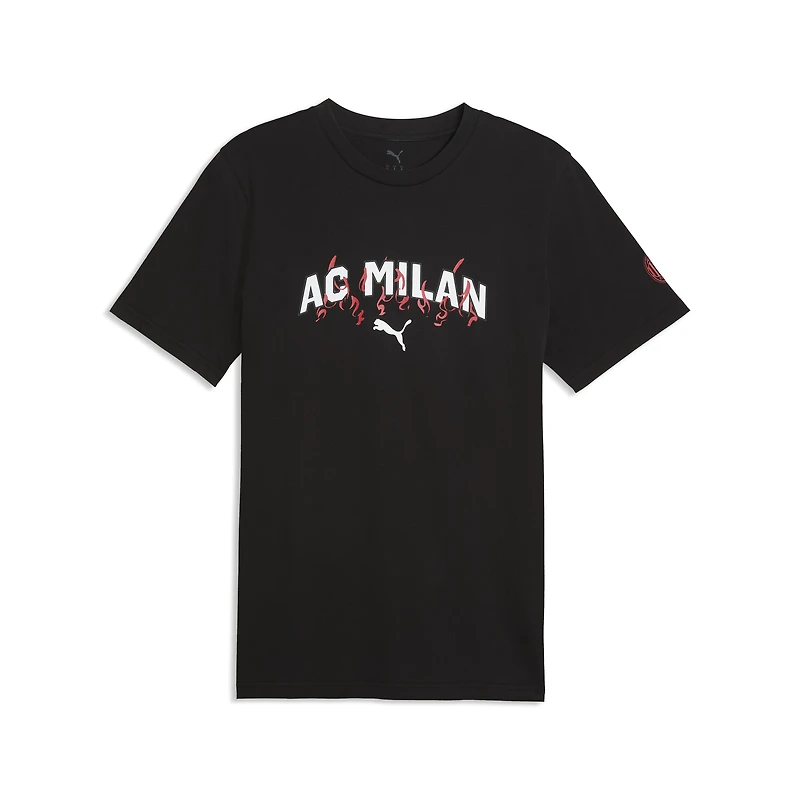 T-shirt Puma AC Milan noir ftblCulture pour homme