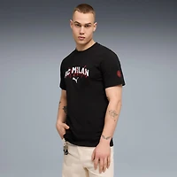 Men's Puma  Black AC Milan ftblCulture T-Shirt