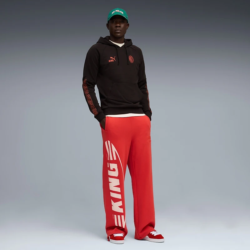 Men's Puma  Black AC Milan King Hoodie