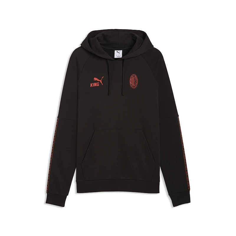 Men's Puma  Black AC Milan King Hoodie