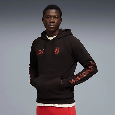 Men's Puma  Black AC Milan King Hoodie
