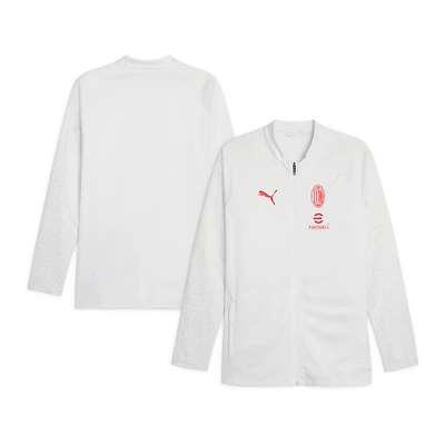 Haut d'entraînement entièrement zippé Puma pour homme gris AC Milan 2023/24