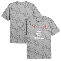 Men's Puma Gray AC Milan 2025/26 Pre-Match Training Jersey