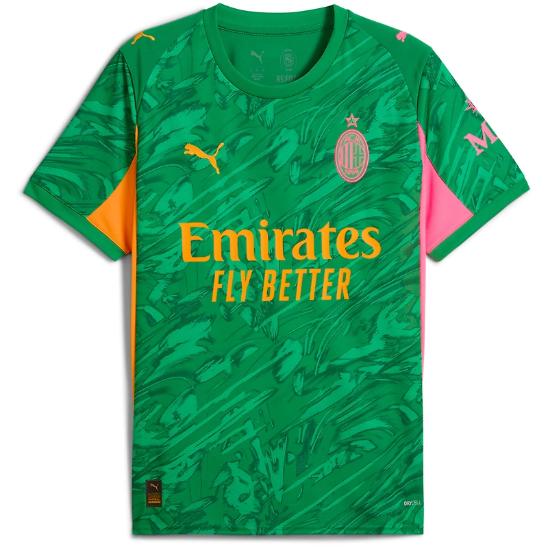 Men's Puma Green AC Milan 2025/26 Replica Goalkeeper Jersey