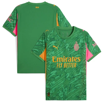 Men's Puma Green AC Milan 2025/26 Replica Goalkeeper Jersey