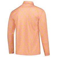 Men's Puma Light Orange AC Milan 2025/26 Pre-Match dryCell Quarter-Zip Top