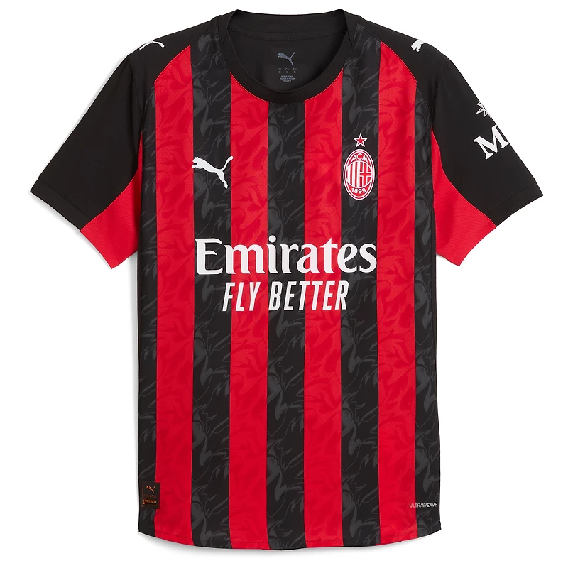 Men's Puma Luka Modric Red AC Milan 2025/26 Home Authentic Jersey