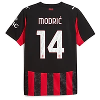 Maillot Puma Luka Modric rouge domicile AC Milan 2025/26 pour homme