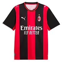 Maillot Puma Rafael Leão pour homme, noir/rouge, AC Milan 2026/27 Domicile Replica