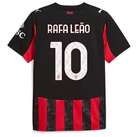 Maillot de joueur réplique domicile Puma Rafael Leão rouge AC Milan 2025/26 pour homme