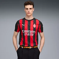 Men's Puma  Red AC Milan 2025/26 Home Authentic Jersey