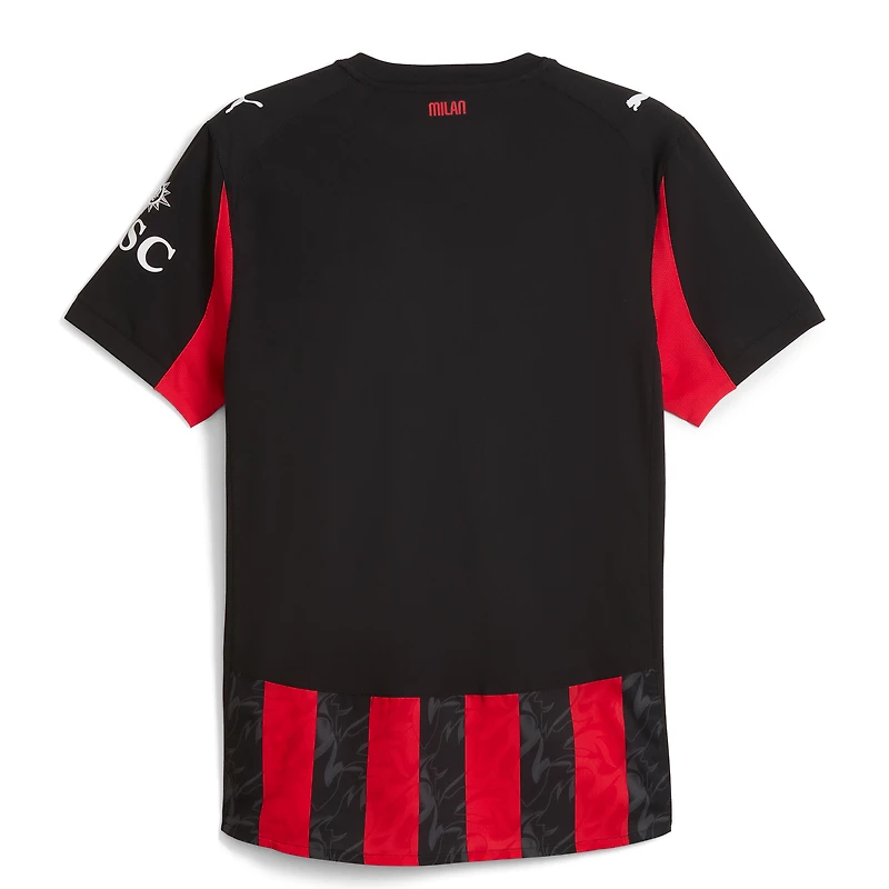 Men's Puma  Red AC Milan 2025/26 Home Authentic Jersey