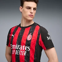 Men's Puma  Red AC Milan 2025/26 Home Authentic Jersey