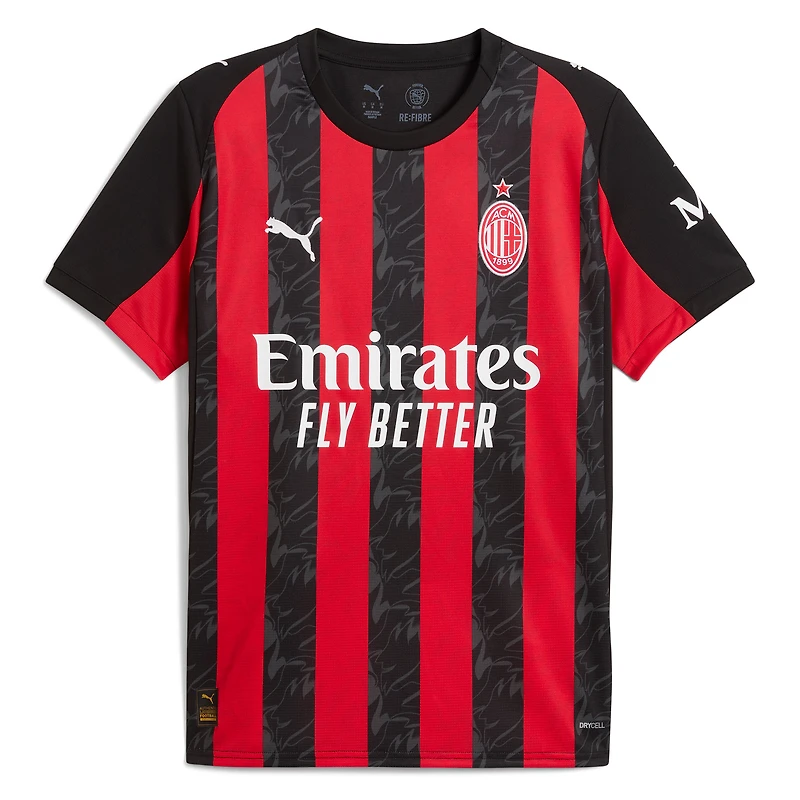 Maillot Puma rouge domicile AC Milan 2025/26 pour homme