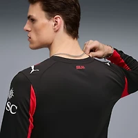 Men's Puma  Red AC Milan 2025/26 Home Replica Long Sleeve Jersey