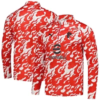 Men's Puma Red AC Milan 2025/26 Pre-Match dryCell Quarter-Zip Top