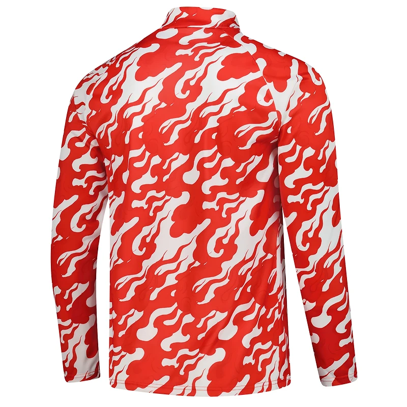 Men's Puma Red AC Milan 2025/26 Pre-Match dryCell Quarter-Zip Top