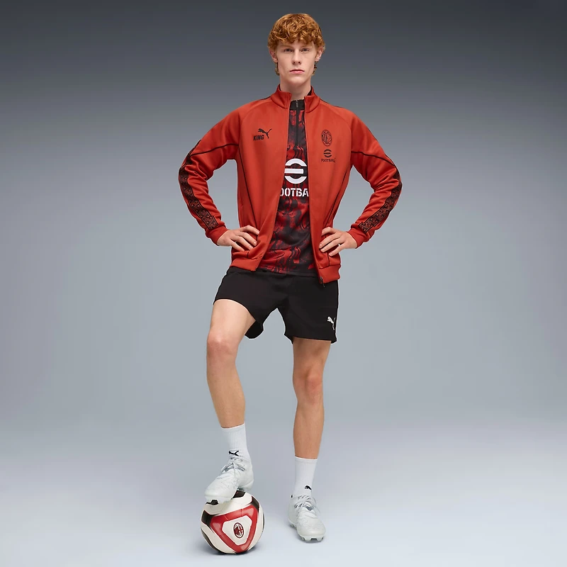 Men's Puma  Red AC Milan King Anthem dryCELL Full-Zip Jacket