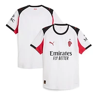 Men's Puma  White AC Milan 2025/26 Away Authentic Jersey