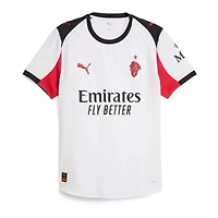 Men's Puma  White AC Milan 2025/26 Away Authentic Jersey