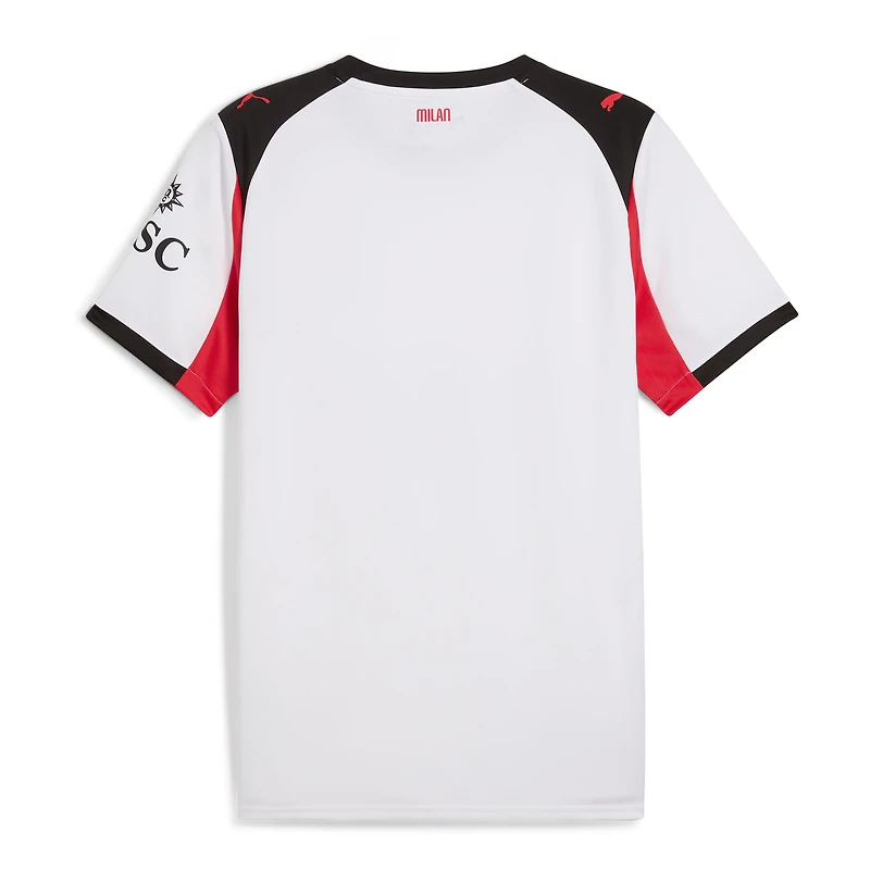 Men's Puma White AC Milan 2025/26 Away Replica Jersey
