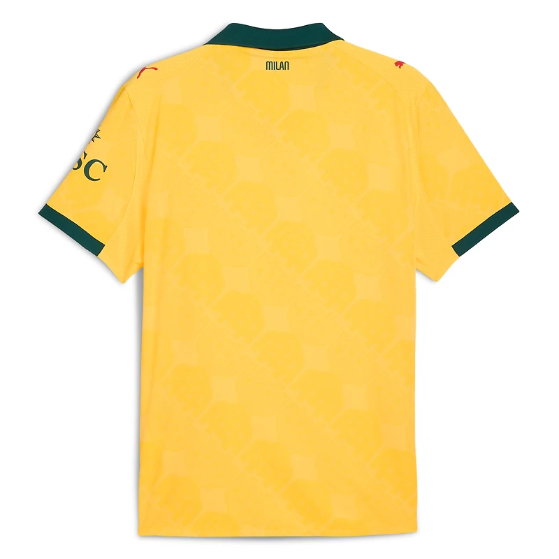 Men's Puma Yellow AC Milan 2025/26 Third Authentic Jersey