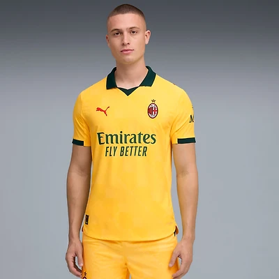 Men's Puma Yellow AC Milan 2025/26 Third Authentic Jersey