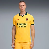 Men's Puma Yellow AC Milan 2025/26 Third Authentic Jersey