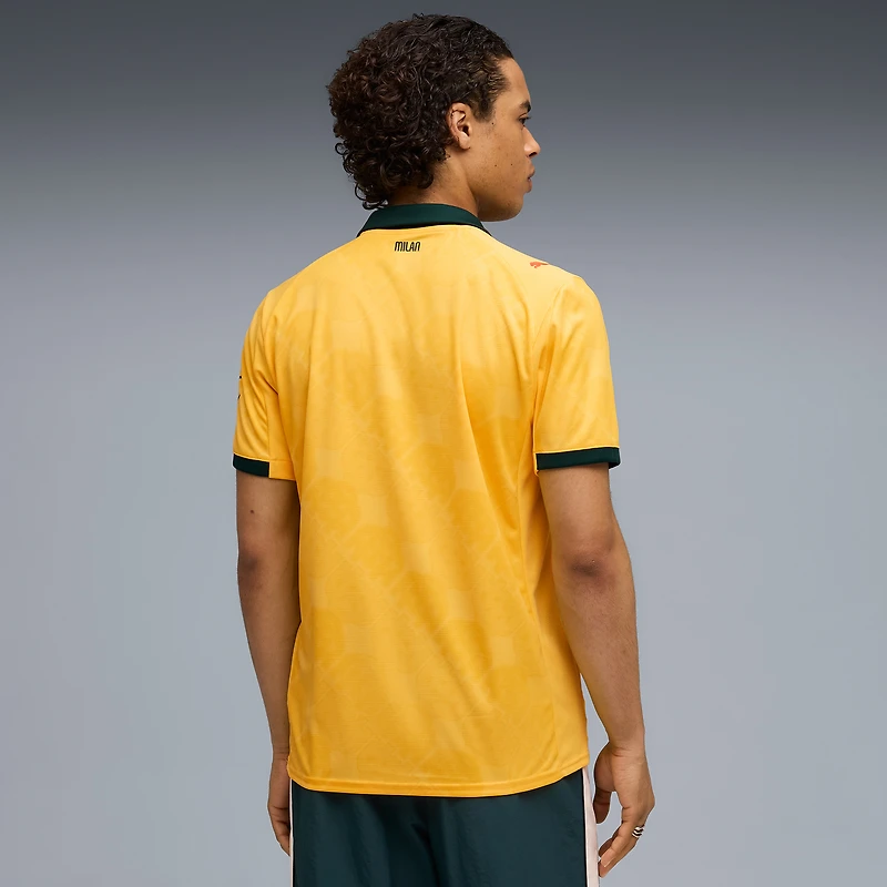 Men's Puma Yellow AC Milan 2025/26 Third Replica Jersey