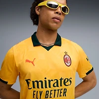 Men's Puma Yellow AC Milan 2025/26 Third Replica Jersey