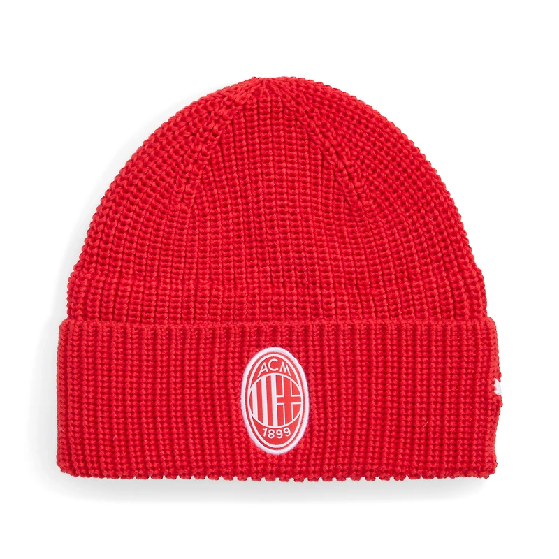 Bonnet à revers rouge Puma AC Milan