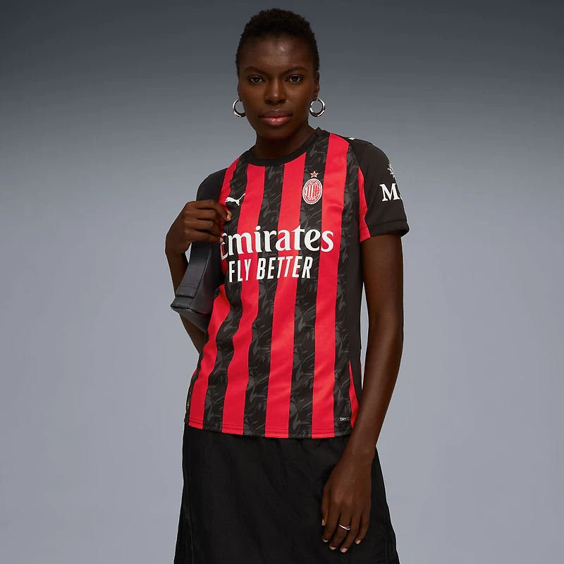 Women's Puma  Red AC Milan 2025/26 Home Replica Jersey