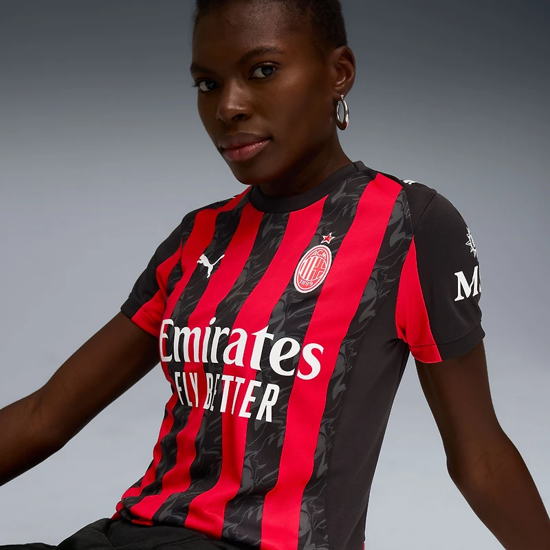 Women's Puma  Red AC Milan 2025/26 Home Replica Jersey