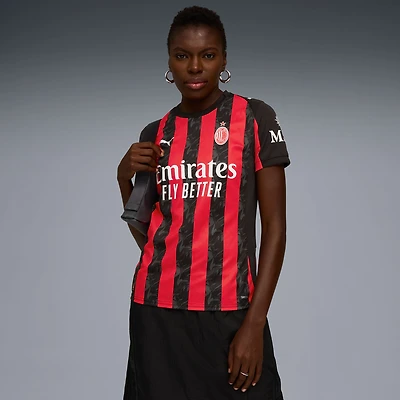 Women's Puma  Red AC Milan 2025/26 Home Replica Jersey
