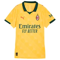 Women's Puma Yellow AC Milan 2025/26 Third Replica Jersey