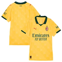 Women's Puma Yellow AC Milan 2025/26 Third Replica Jersey