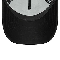 Youth New Era Black AC Milan Wordmark E-Frame 9FORTY Trucker Adjustable Hat